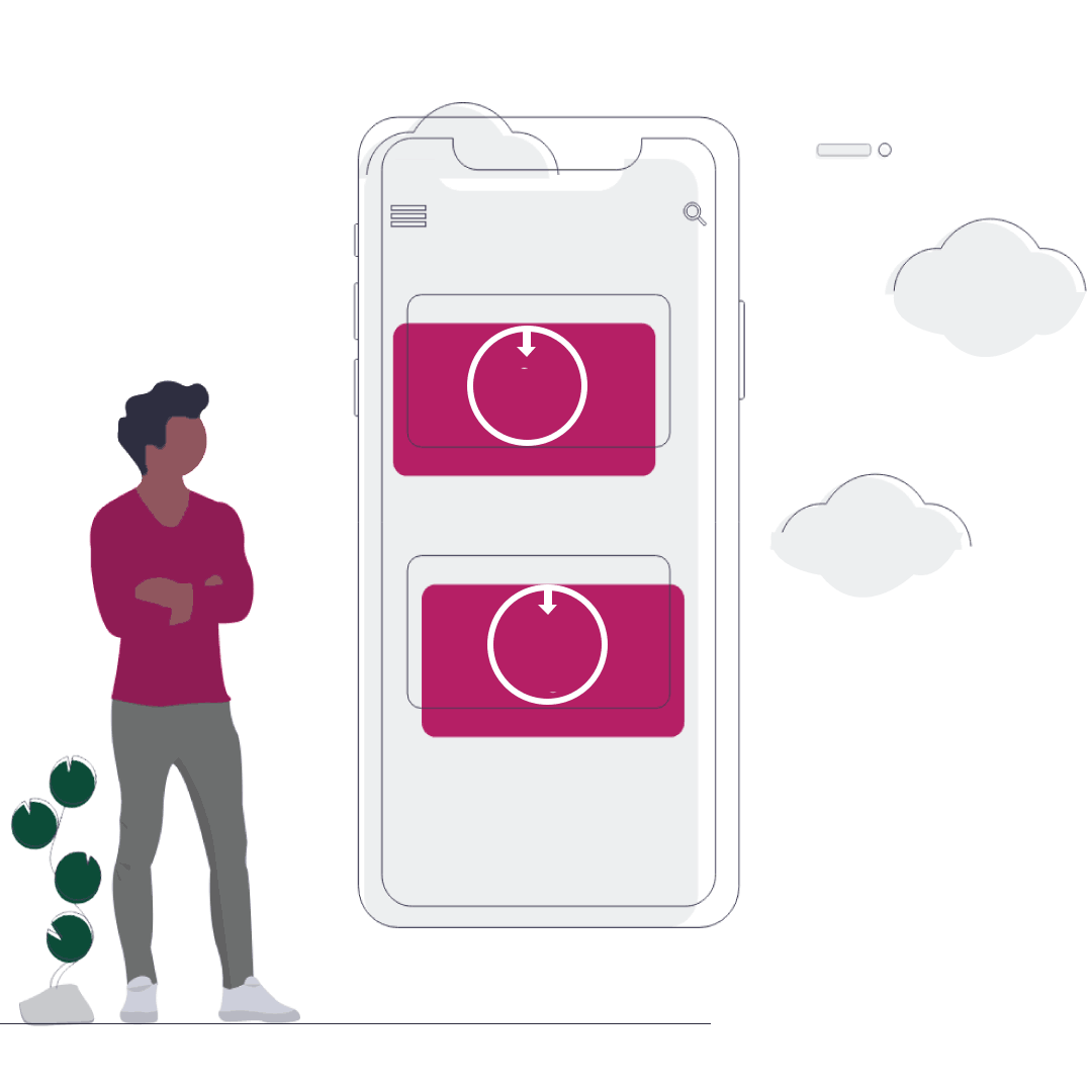 Mobile App Download Illustration